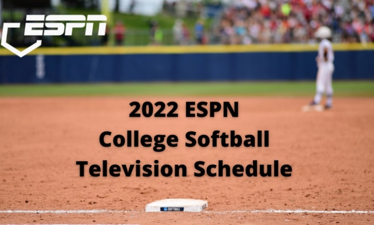 ESPN Announces the 2022 College Softball Television Schedule - First