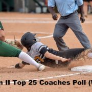 College Softball Divison 2 Top 25 coaches Poll